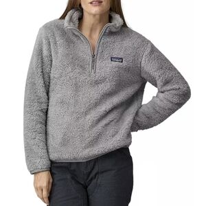 Patagonia Los Gatos 1/4 Zip Fleece Pullover Size Medium Drifter Grey 25235 EUC
